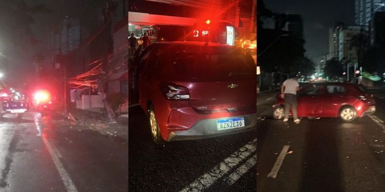 Acidente de carro na Conselheiro Aguiar, em Boa Viagem, deixa uma pessoa morta