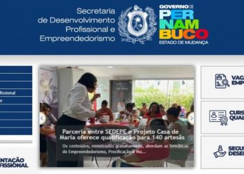 Pernambuco lança site vagas em cursos gratuitos de capacitação para jovens