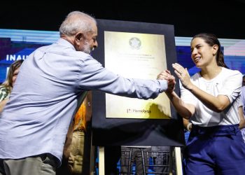 Governadora Raquel Lyra e presidente Lula celebram inauguração da fábrica de medicamento recombinante na Hemobrás