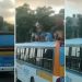 Jovens são flagrados em cima de ônibus em movimento na Br-101