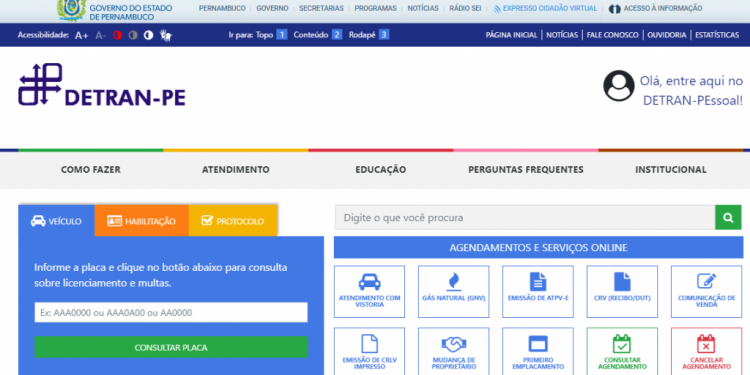 Detran-PE alerta motoristas sobre site falso que oferece pagamento de IPVA por Pix