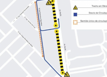 Obra de drenagem interdita trecho na Avenida Recife