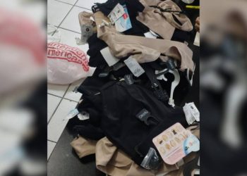 Homem foi detido após furtar 46 peças íntimas de loja no Recife