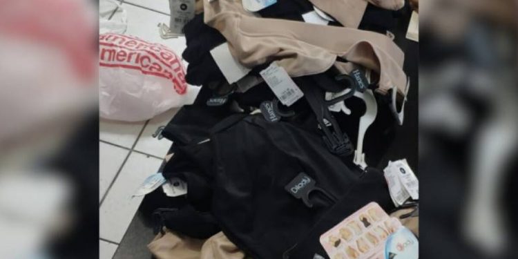 Homem foi detido após furtar 46 peças íntimas de loja no Recife