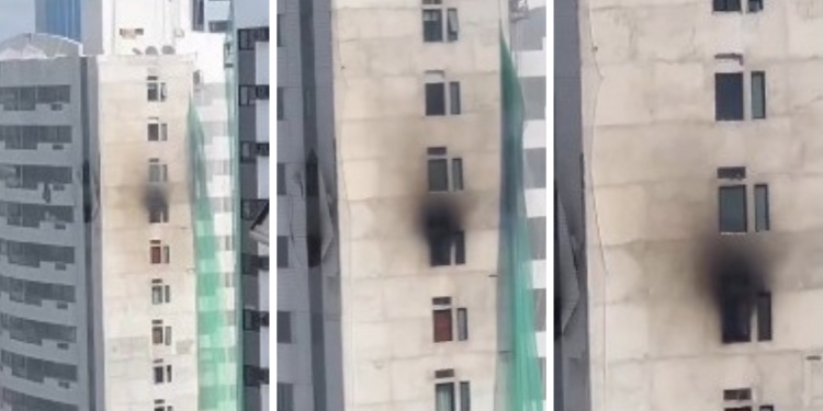 Incêndio atinge apartamento em Boa Viagem