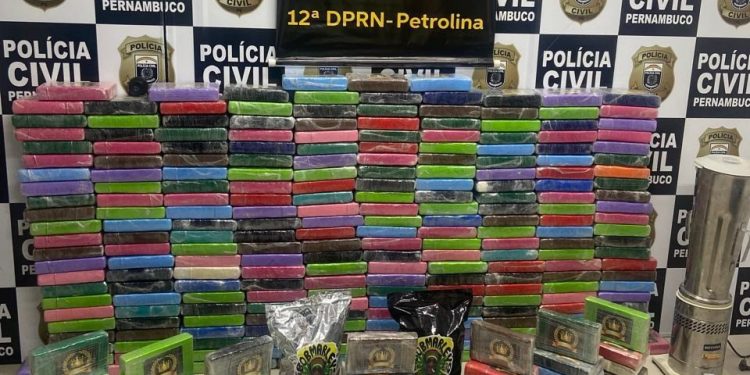 Quase 300 quilos de cocaína são apreendidos em Serra Talhada