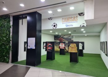 Shopping Boa Vista promove mostra de camisas de futebol