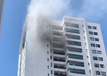 Incêndio atinge Condomínio Residencial Le Parc