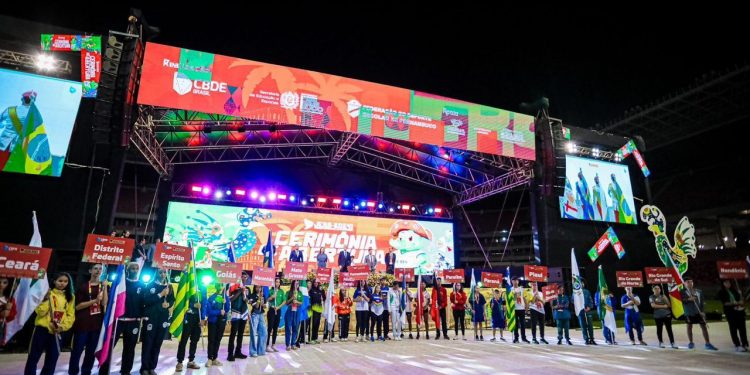 Jogos Escolares Brasileiros (JEBs): Governadora Raquel Lyra destaca o papel do esporte como ferramenta de formação cidadã