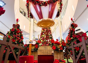 Programação de Natal do Camará Shopping tem início com a chegada do Papai Noel