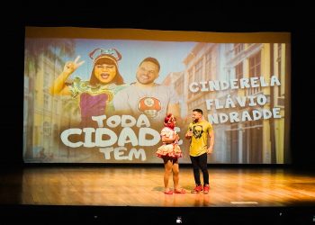 Cinderela e Flávio Andradde chegam a Caruaru, pela primeira vez, com o show de comédia ‘Toda cidade tem’