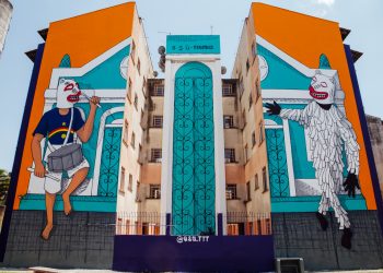 São Paulo ganha megamural que celebra a cultura popular pernambucana