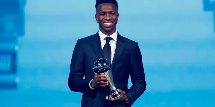 Vinícius Júnior é eleito o melhor jogador do mundo
