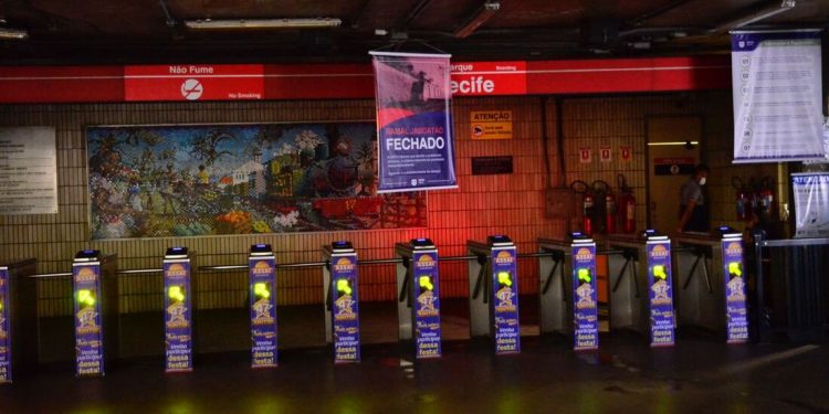 Ramal Jaboatão do Metrô do Recife segue interditado