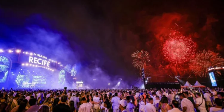 Virada do Ano no Recife reúne 1,2 milhão de pessoas em quatro dias de celebração