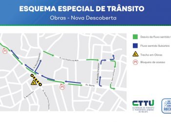 Obra na drenagem da avenida Norte, no Recife começa neste sábado