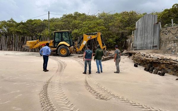 CPRH irá demolir o Muro do Pontal de Maracaípe novamente