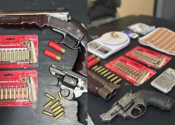 Homem é preso por agressão domestica, tráfico de drogas e posse ilegal de armas