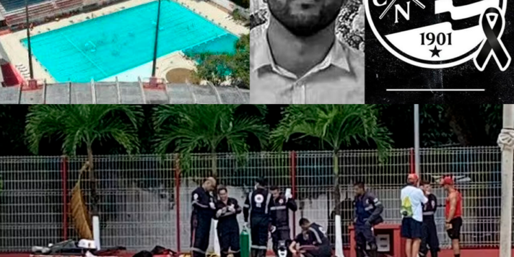 Homem morre na piscina do Náutico durante treinamento de apneia