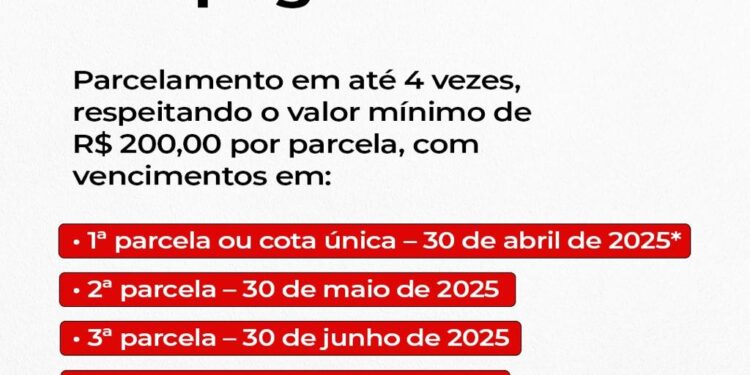 Prefeitura de Garanhuns anuncia prazo para pagamento do Cartão de Inscrição Municipal (CIM) 2025