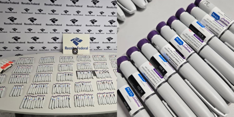 389 canetas do medicamento Mounjaro são apreendidas no aeroporto do Recife