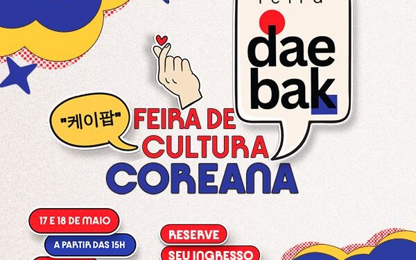Feira Daebak realiza sua primeira edição neste fim de semana