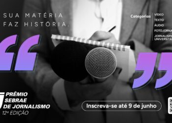 Prêmio Sebrae de Jornalismo: etapa Pernambuco oferece mais de R$ 40 mil em premiações