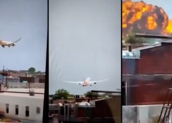 Avião com mais de 240 pessoas a bordo cai perto de aeroporto na Índia