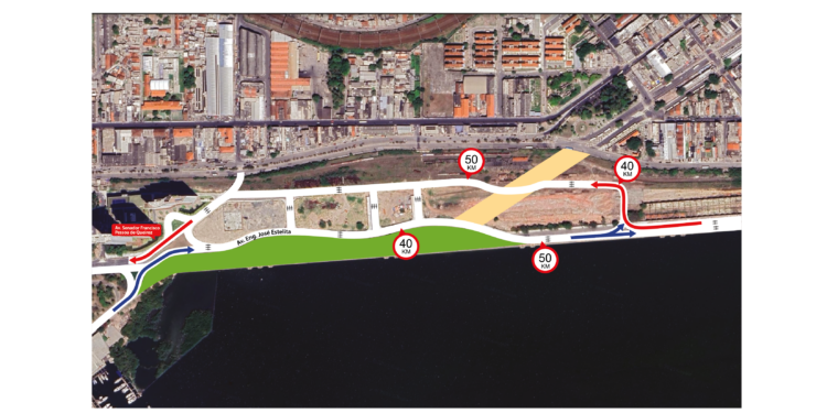 Novo sistema viário do Cais José Estelita entra em funcionamento nesta quarta-feira (2)