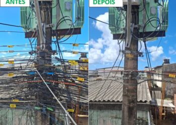 Neoenergia remove risco de incêndios e acidentes com população em postes do Ibura