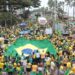 Ato em defesa de Jair Bolsonaro reuniu apoiadores na Avenida Boa Viagem