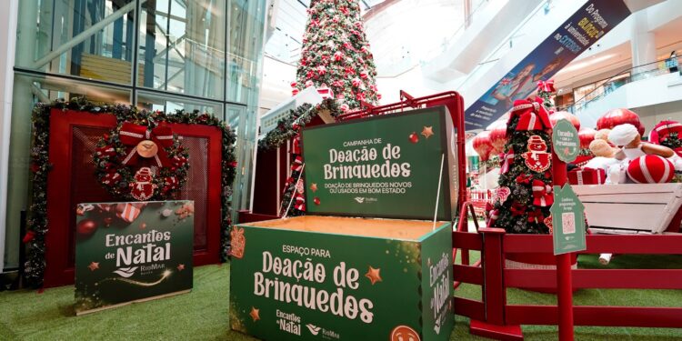 Últimos dias da campanha solidária de doação de brinquedos no RioMar Recife, que segue até domingo