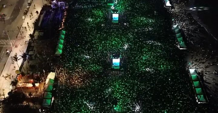 Segundo dia da Virada Recife 2026 reúne multidão, diversidade musical e inclusão na Praia do Pina