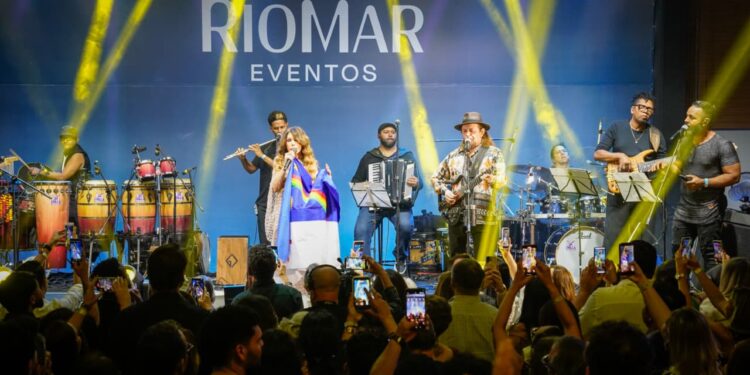 Nova área de eventos do RioMar Recife é lançada com show de Elba Ramalho e Geraldo Azevedo