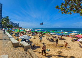 Procon Recife realiza ação para fiscalizar barraqueiros nas praias do Recife
