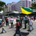 Manifestantes realizam ato contra o aumento do Bilhete Único