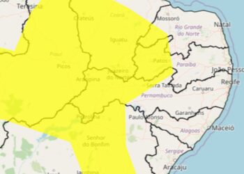Inmet emite alerta de chuvas e ventos intensos para o Sertão de Pernambuco