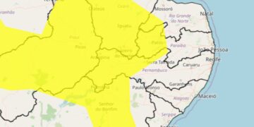 Inmet emite alerta de chuvas e ventos intensos para o Sertão de Pernambuco
