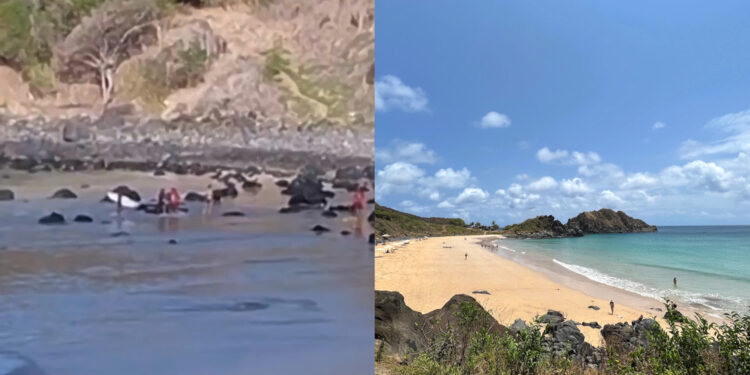Turista morre afogado em praia de Fernando de Noronha
