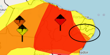 Inmet renova alertas de chuvas e ventos para Pernambuco