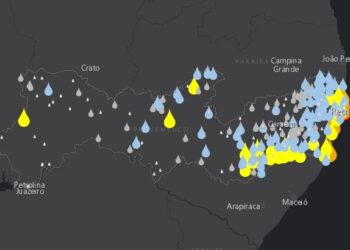 Paulista, na RMR, tem o maior acumulado de chuva nas últimas 24h