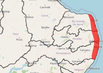 Inmet emite alerta vermelho de chuvas para Pernambuco