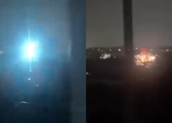 Raios atingem rede elétrica e deixam bairros do Recife sem energia