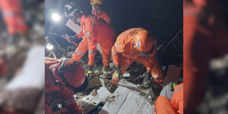 Uma pessoa fica ferida após casa abandonada desabar em Olinda