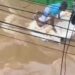Homem é arrastado por correnteza de enchente em Jaboatão