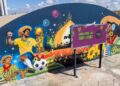 Às margens do Capibaribe, megamural transforma paisagem urbana e vira novo cartão-postal do Recife