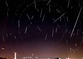 Pico da chuva de meteoros ocorre entre quinta e sexta