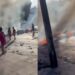 Protesto por auxílio das chuvas bloqueia Av. Mascarenhas de Morais na manhã desta segunda (13)