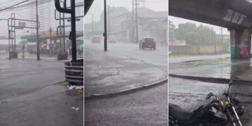 Recife registra pontos de alagamento nesta quinta-feira (23)