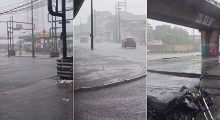 Recife registra pontos de alagamento nesta quinta-feira (23)